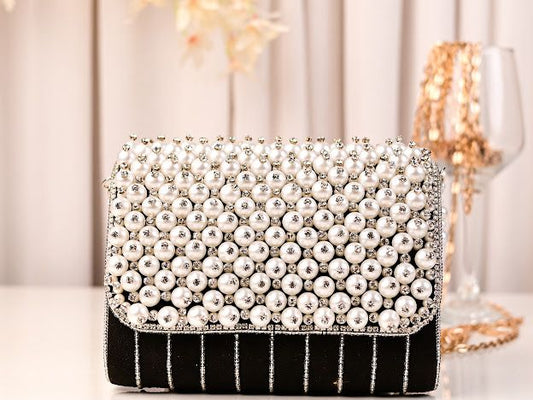 Pearl Swarovski Party Handbag